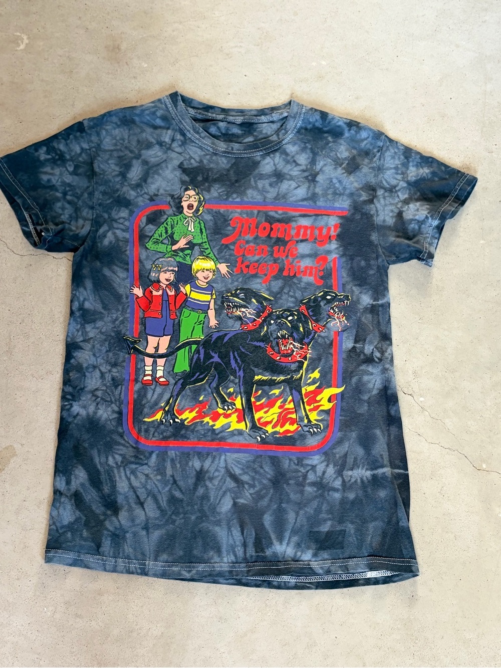 Steven Rhodes Mommy Can We Keep Him Tie Dye Tee S